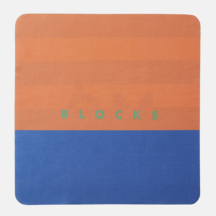 Gamuza Blocks azul/naranja, , large.