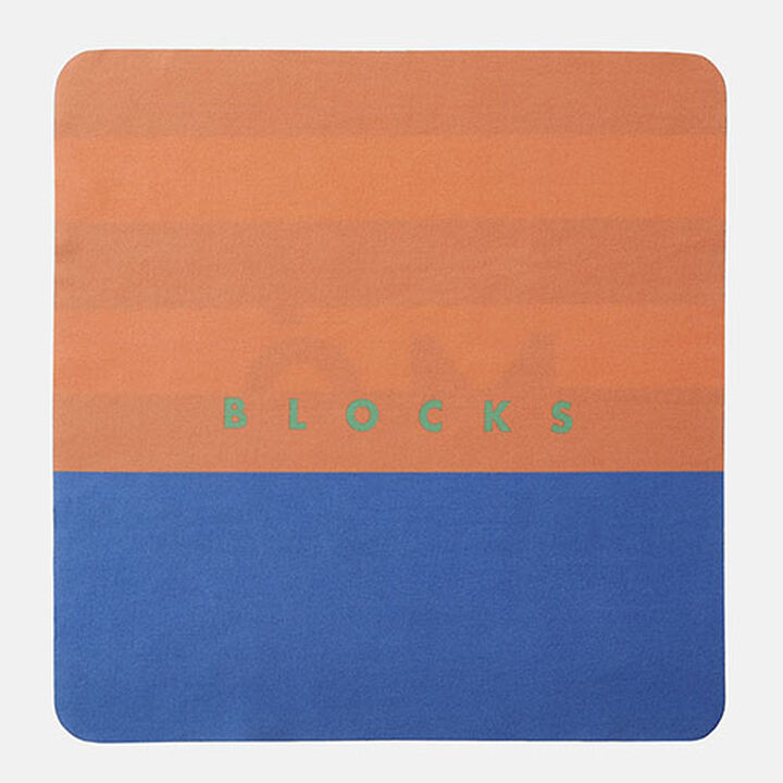 Gamuza Blocks azul/naranja, , medium.