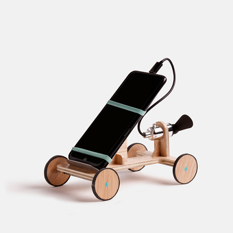 juguete solidario coche con helice micro usb screen pollution, , large.