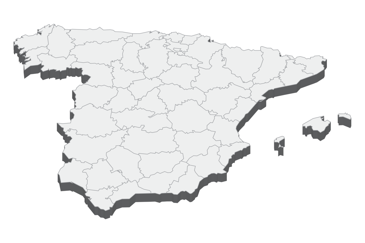 map of spain