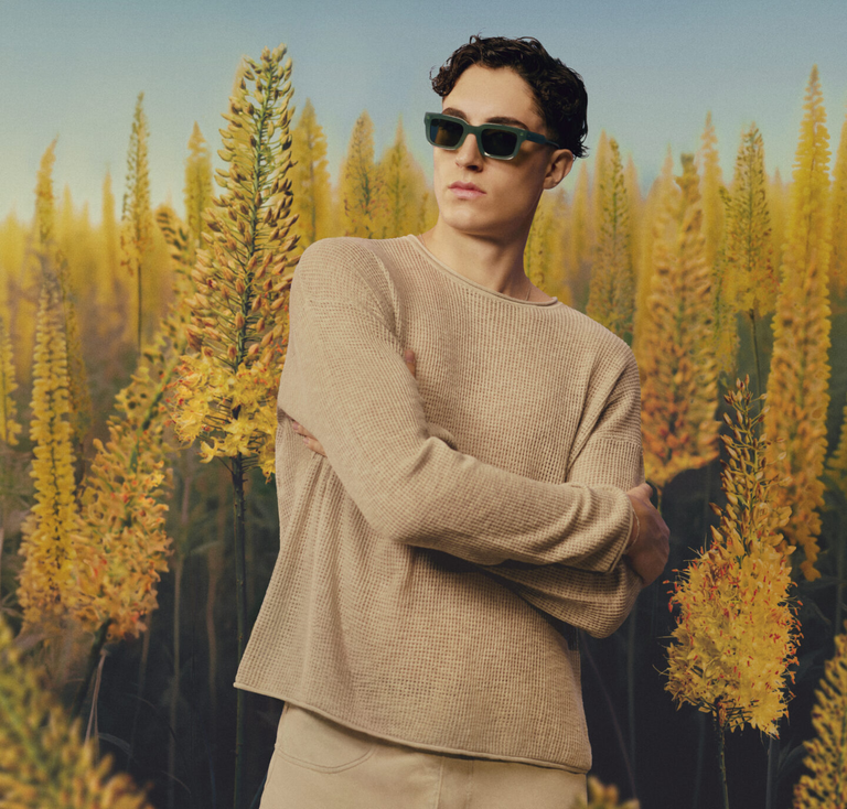 a very cool guy with glasses