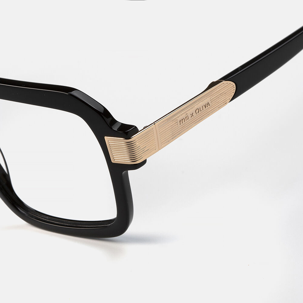 X OLIVA MOORE, black, large