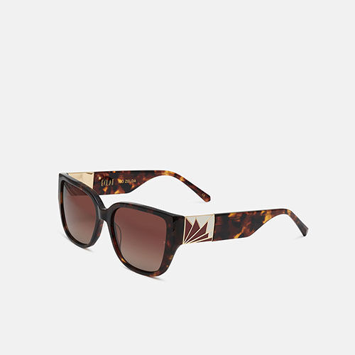 m&oacute; ZELDA SUN, carey/burgundy, medium