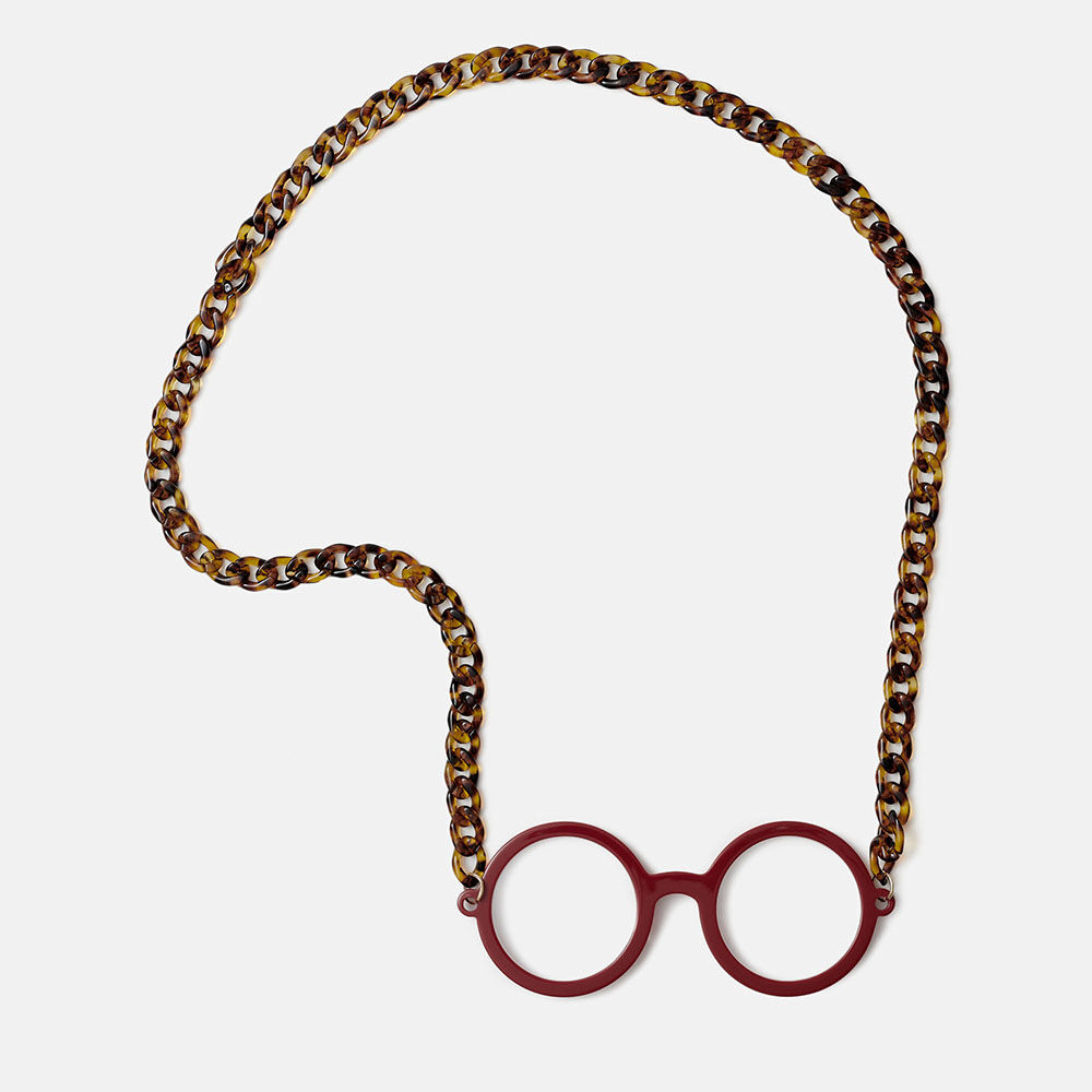 m&oacute; LUPA ENZO, burgundy/carey, large