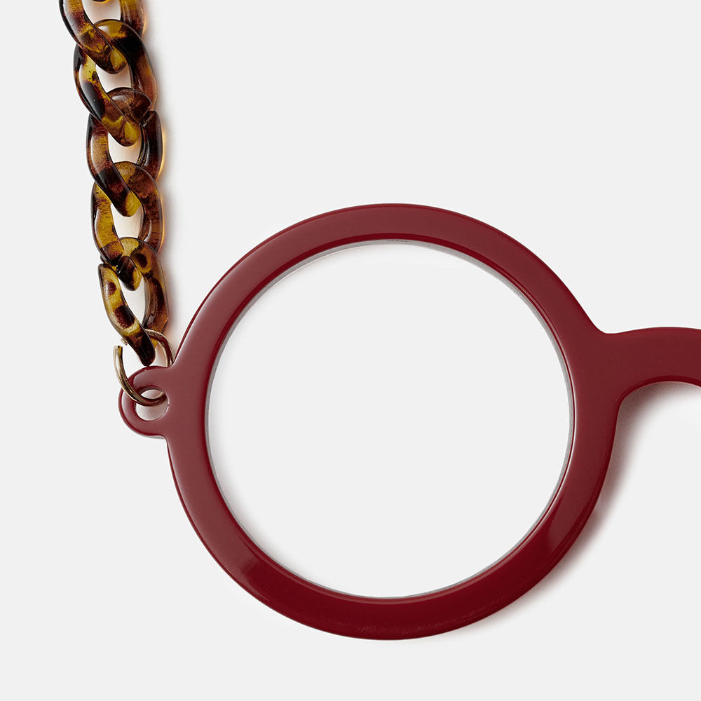 m&oacute; LUPA ENZO, burgundy/carey, large