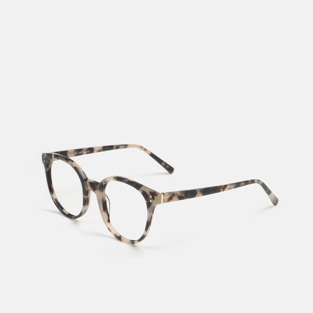 X SILBON BLANC, beige carey, large