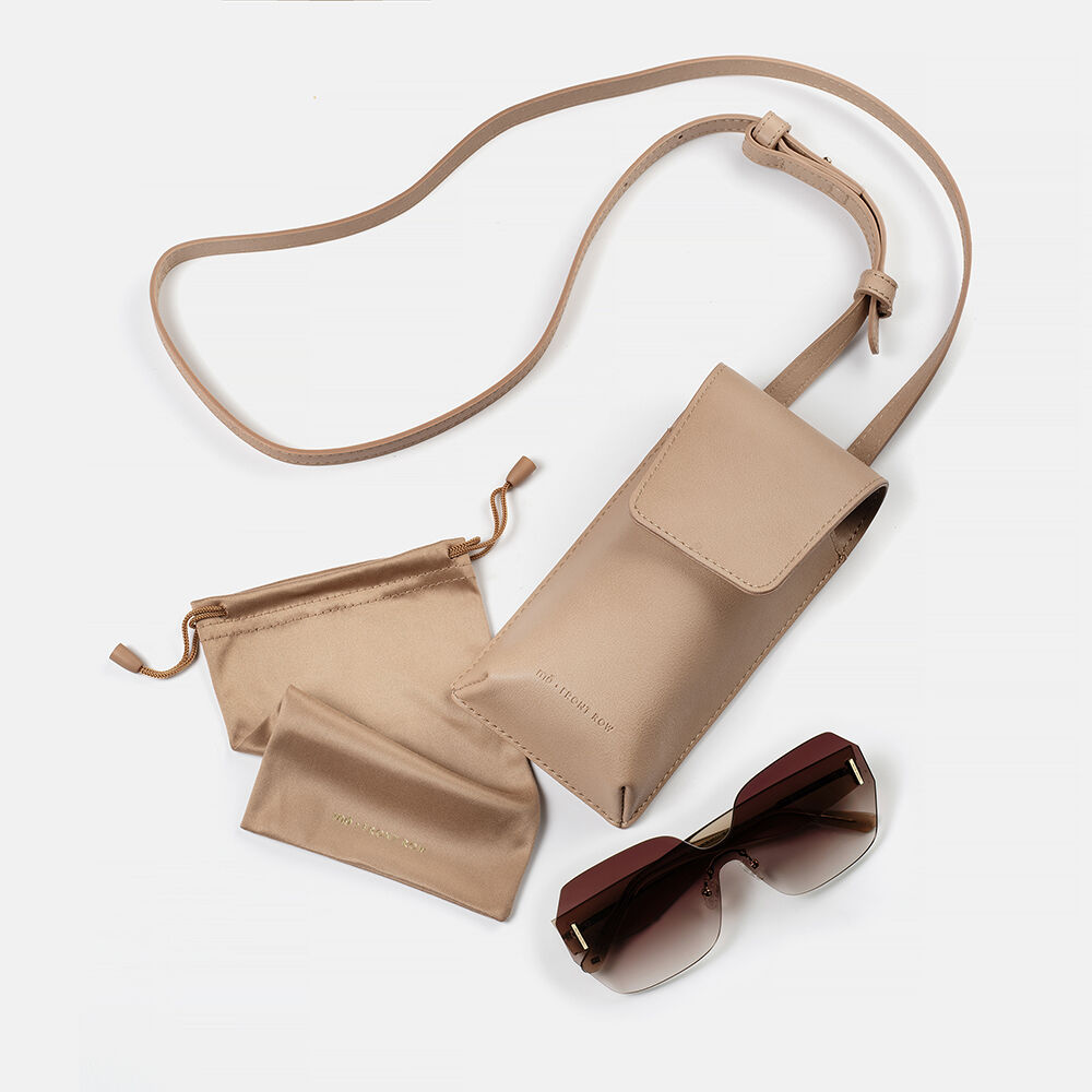 m&oacute; FRONT ROW ROSIE SHIELD SUN, brown, large