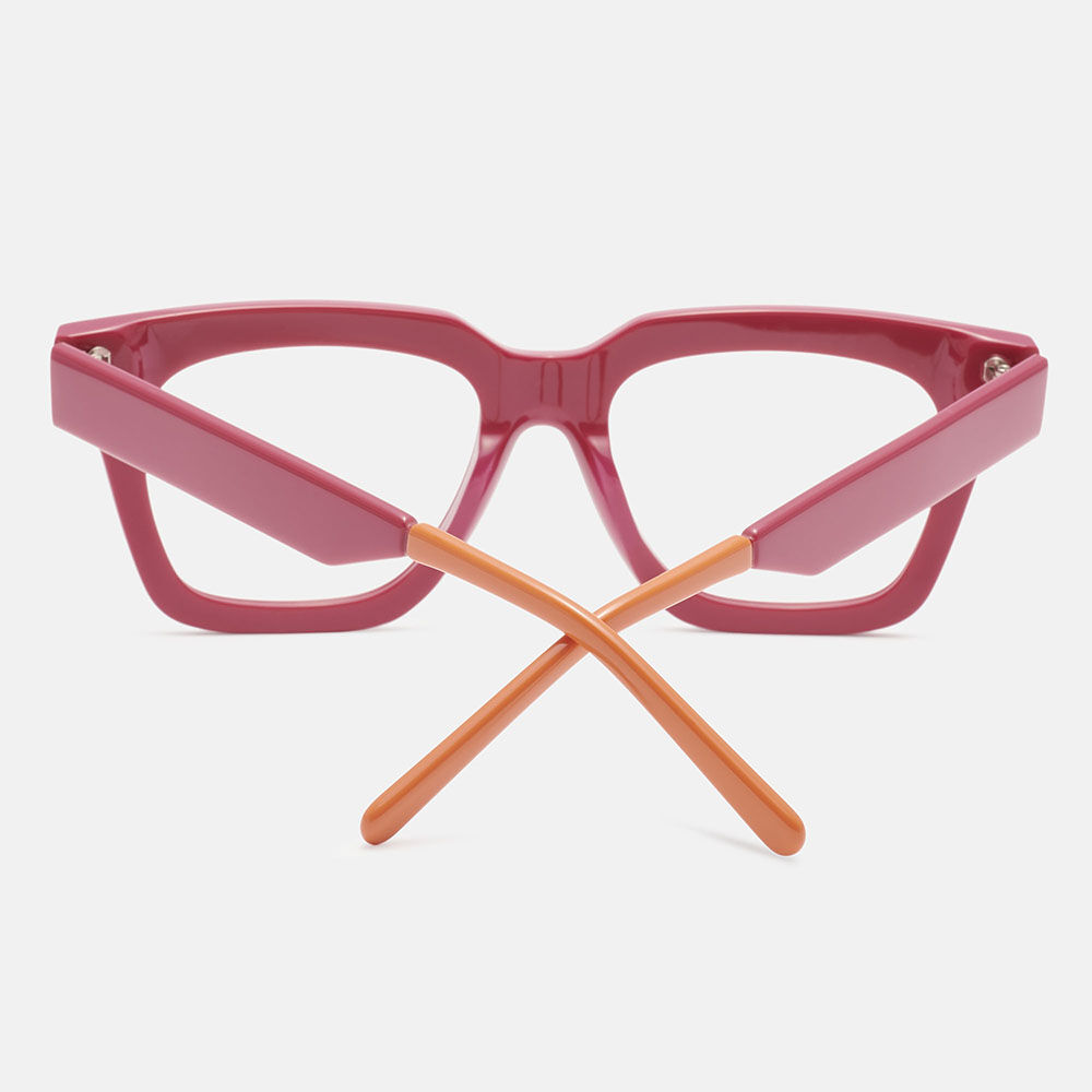 m&oacute; BLOCK NEW YORK, pink/orange, large