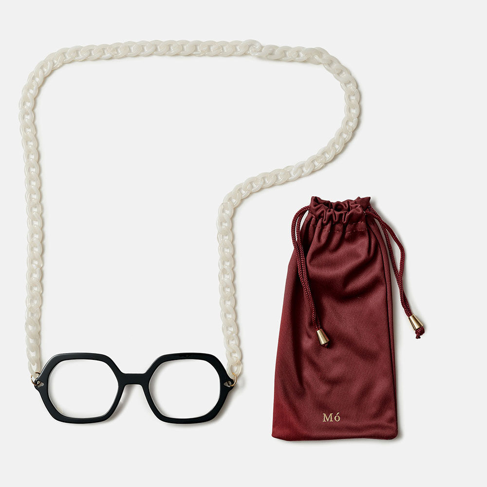 m&oacute; LUPA MONDRIAN, black/beige, large