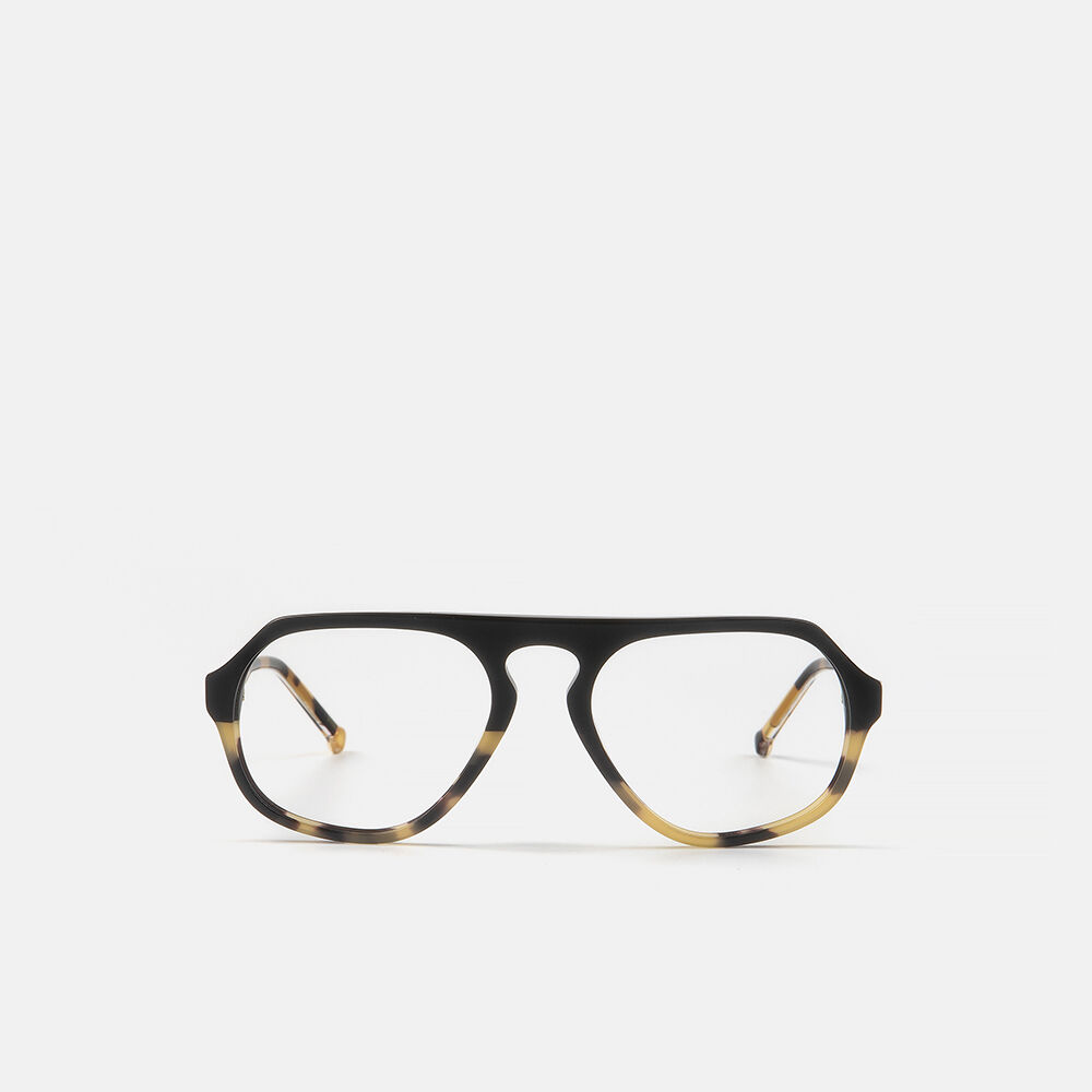 X OLIVA CLOSE, black/carey, large