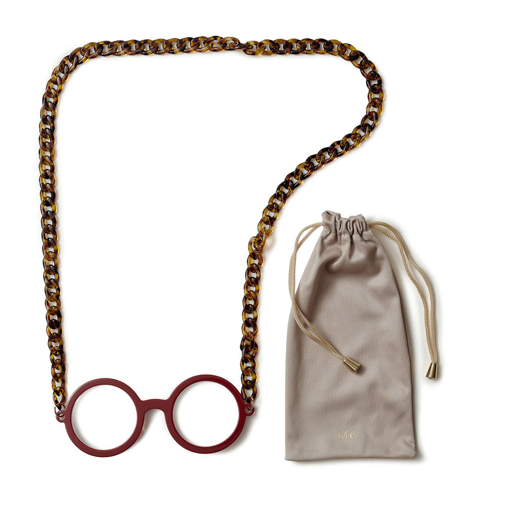 m&oacute; LUPA ENZO, burgundy/carey, large