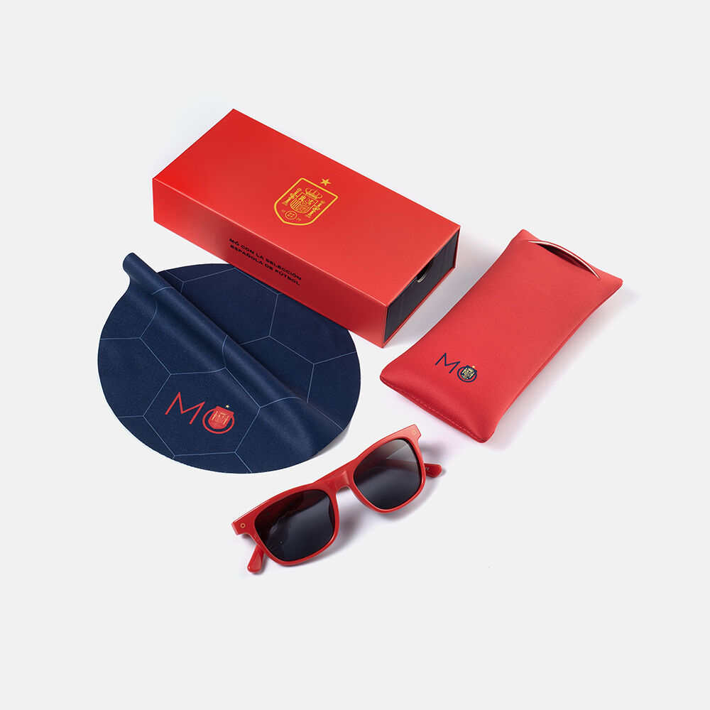 m&oacute; SELECCION LA ROJA KIDS SUN, red, large