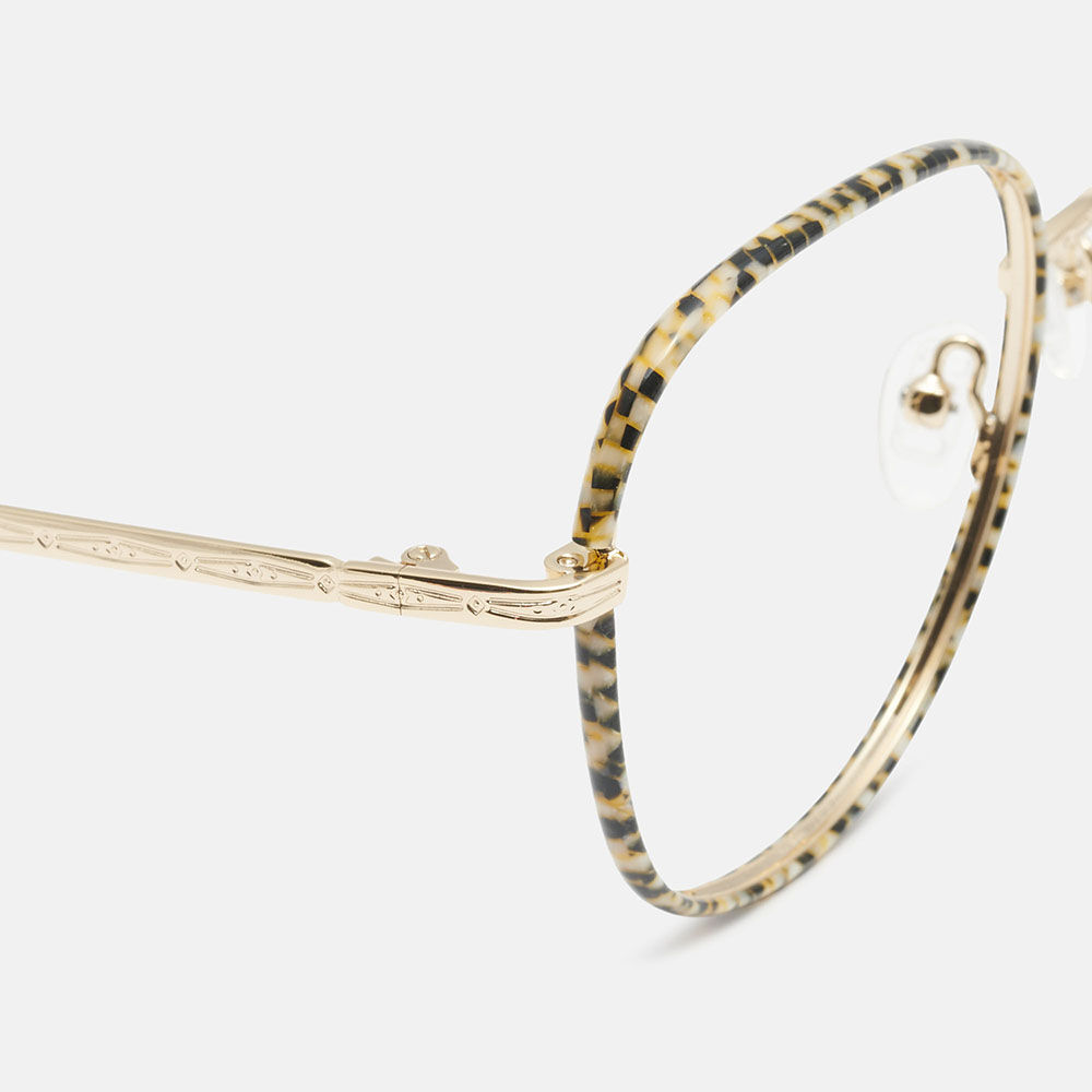 m&oacute; AISHA, veined/gold, large