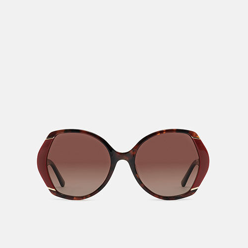 m&oacute; AMELIE SUN, carey/burgundy, medium