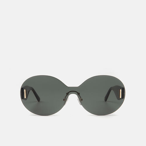 m&oacute; FRONT ROW CANDICE SHIELD SUN, carey, medium