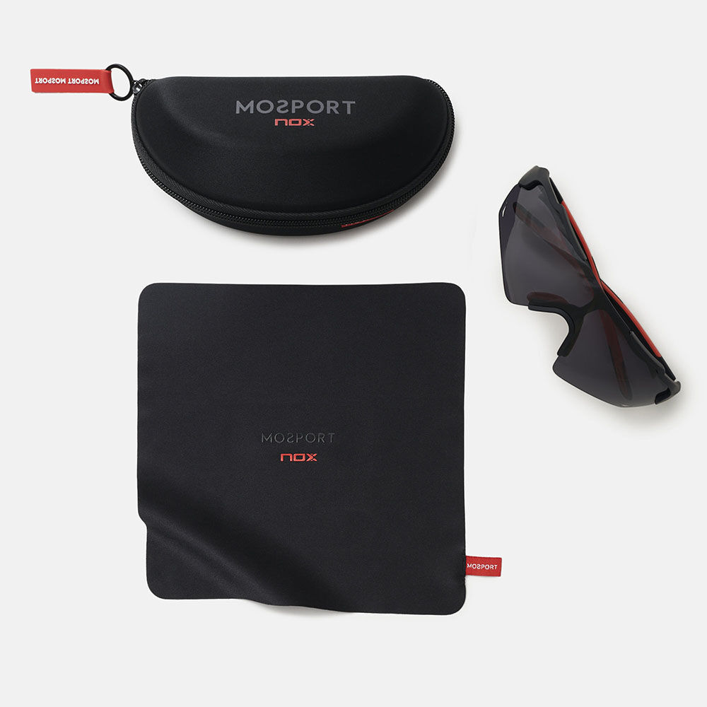 m&oacute; NOX COPPI SUN, black/red, large