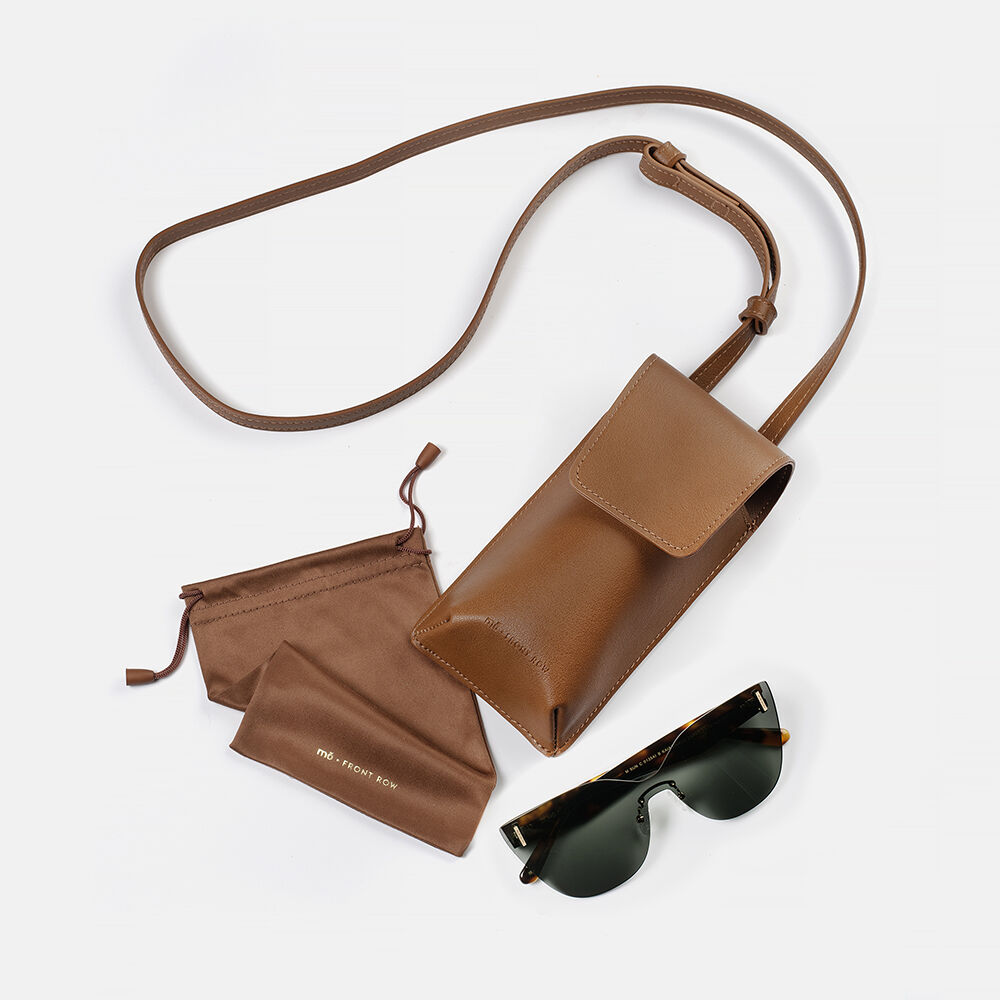 m&oacute; FRONT ROW KAIA SHIELD SUN, carey, large