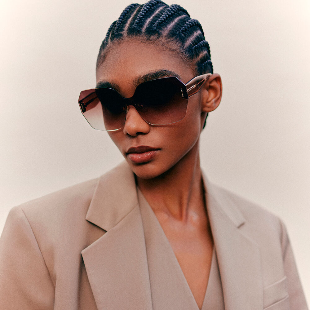 m&oacute; FRONT ROW ROSIE SHIELD SUN, brown, large