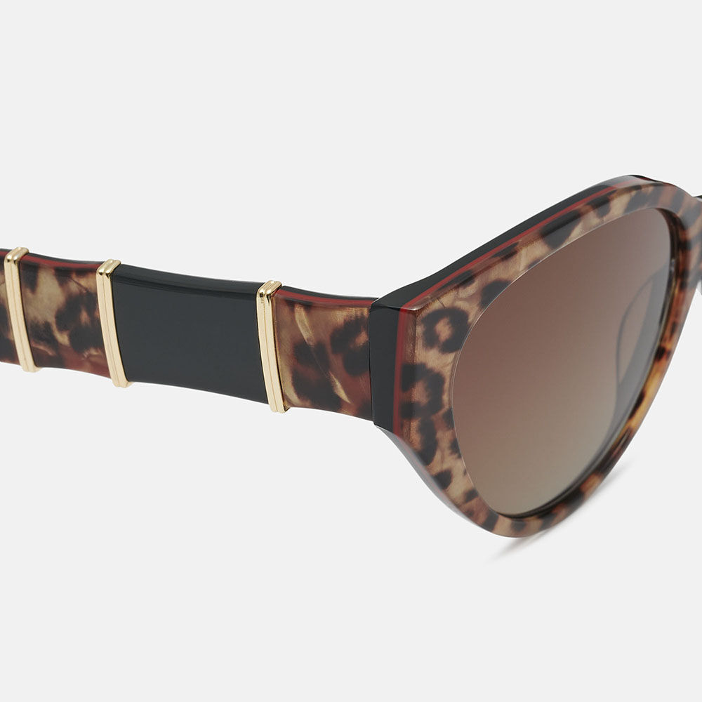 m&oacute; MANDISA SUN, black/leopard, large