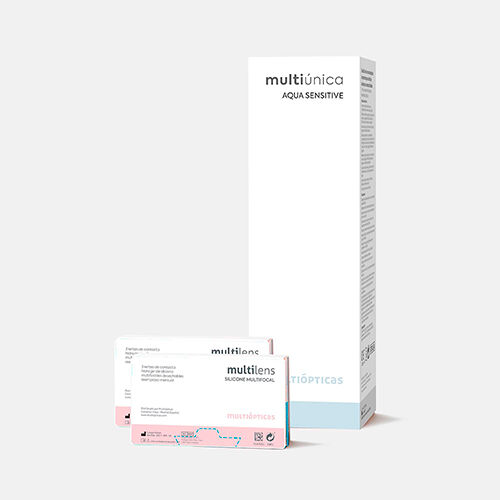 Pack trimestral multifocal silicone premium aqua sensitive