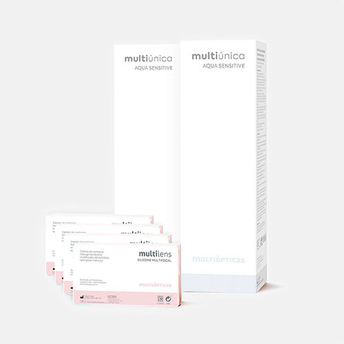 Pack semestral multifocal silicona premium aqua sensitive