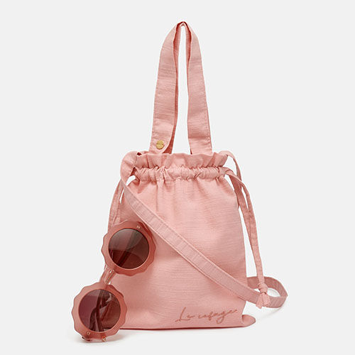 ESTUCHE SACO ASA TELA ROSA