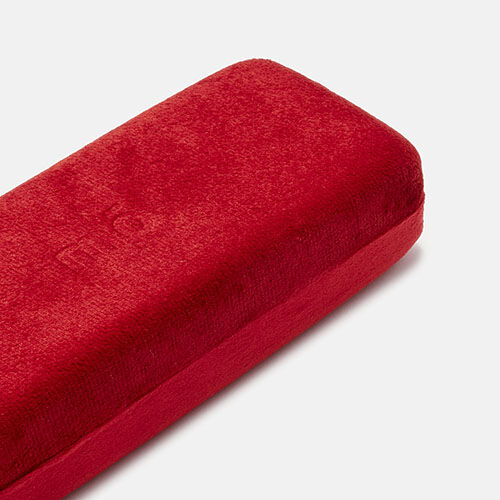 ESTUCHE RIGIDO TERCIOPELO ROJO