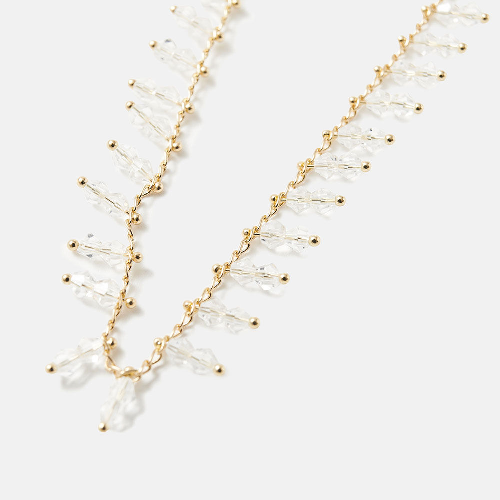 CORDON CADENA BICONO CRYSTAL, , large