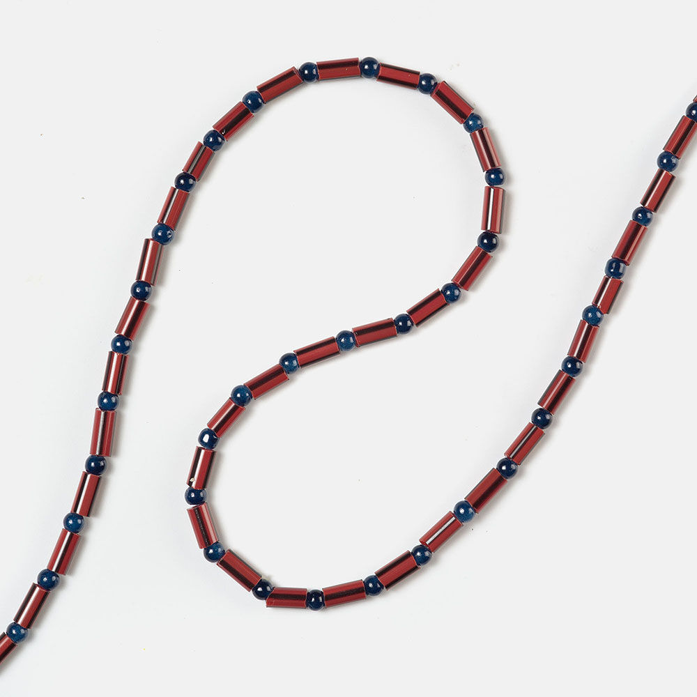 CORDON ABALORIOS ROJO SALITRE  , , large