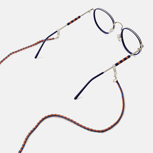 CORDON TRENZADO BLOCKS AZUL/NARANJA  , , medium