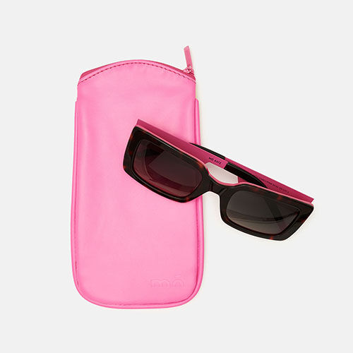 POUCH FLOW BEIGE Y ROSA