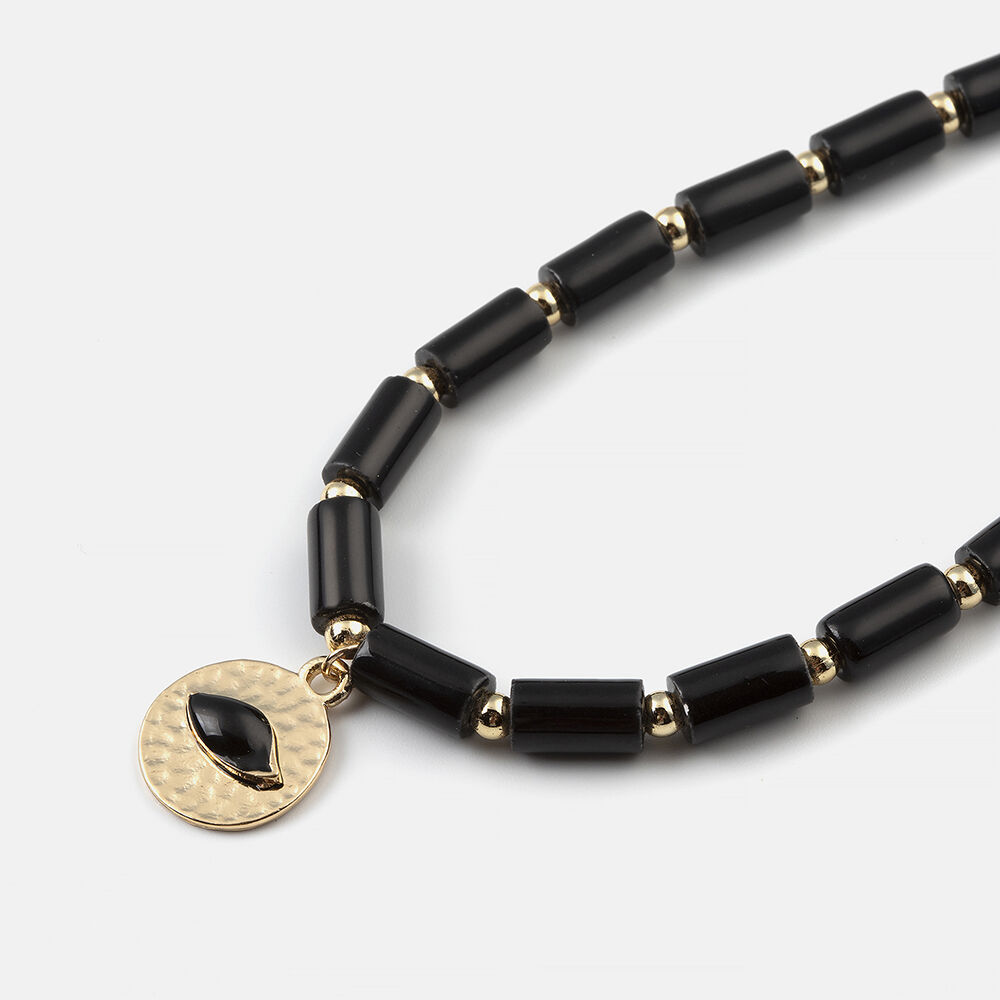 CORDON CERAMICO MEDALLON NEGRO, , large