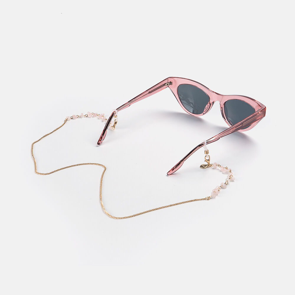 cord&oacute;n rose quarz chain, , large