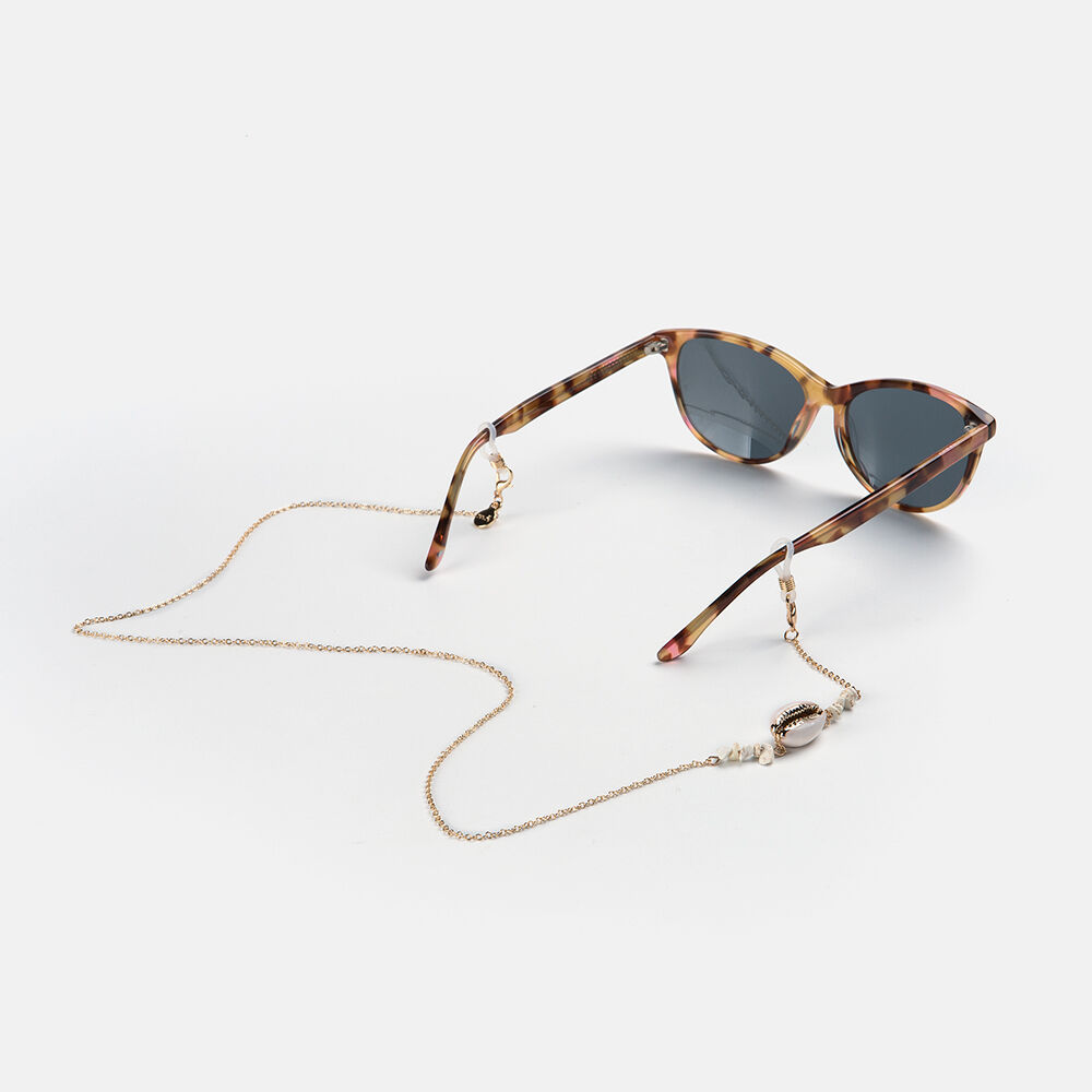 cord&oacute;n white seashell gold, , large