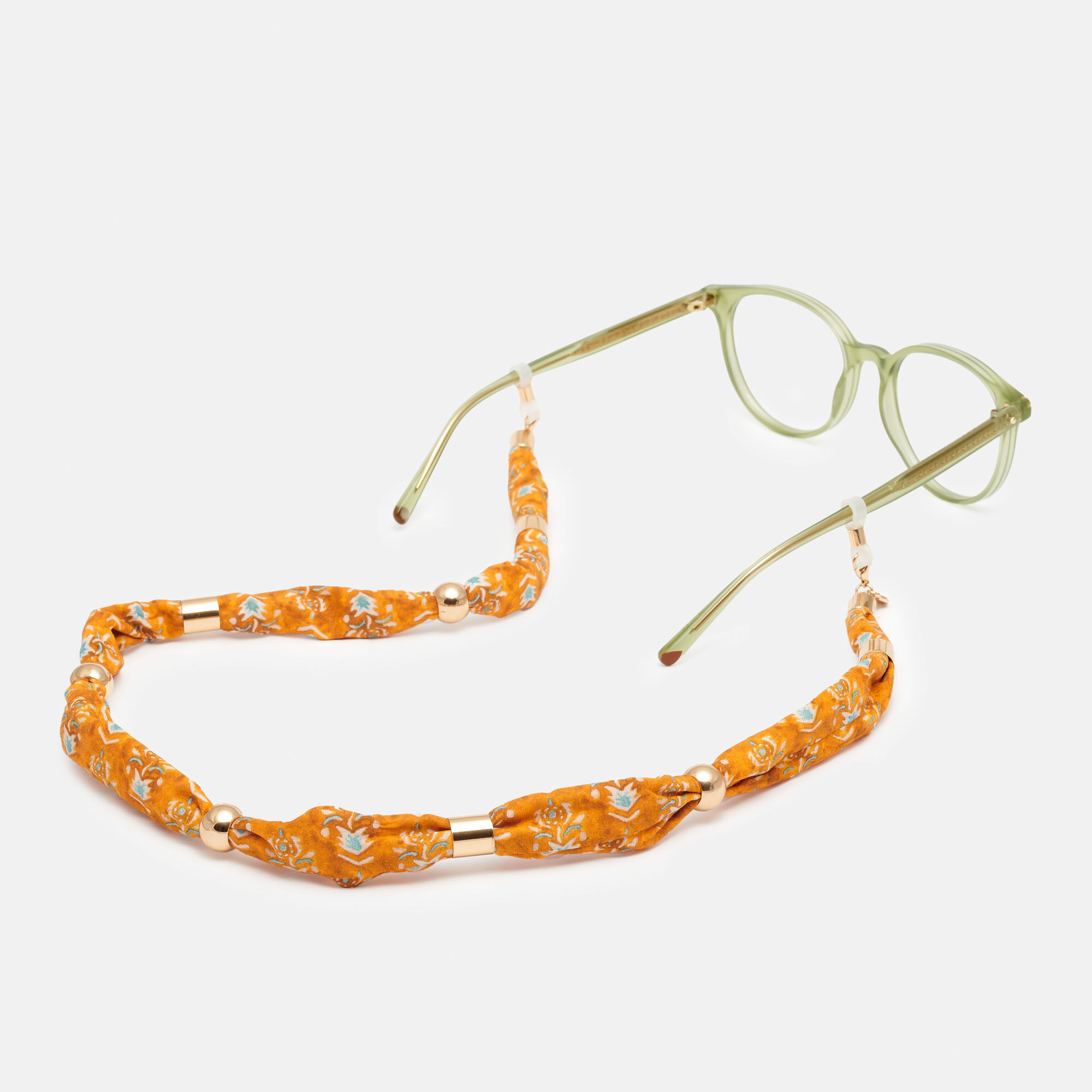 CORDON TEJIDO PRINT NARANJA TAJ