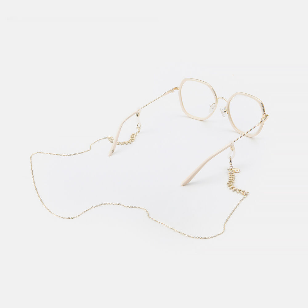 CORDON LEAVES BEIGE, , large