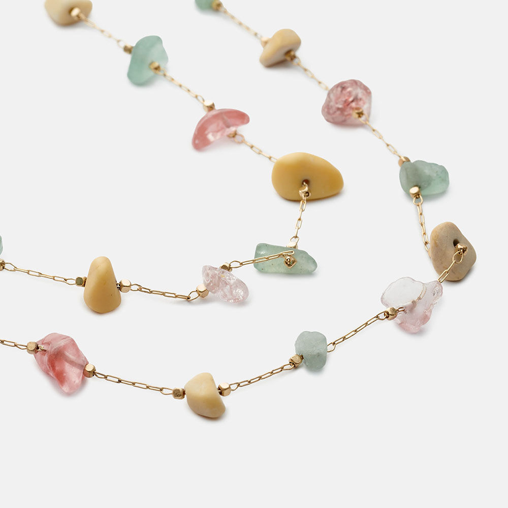 CORDON MULTI PIEDRAS TRICOLOR, , large