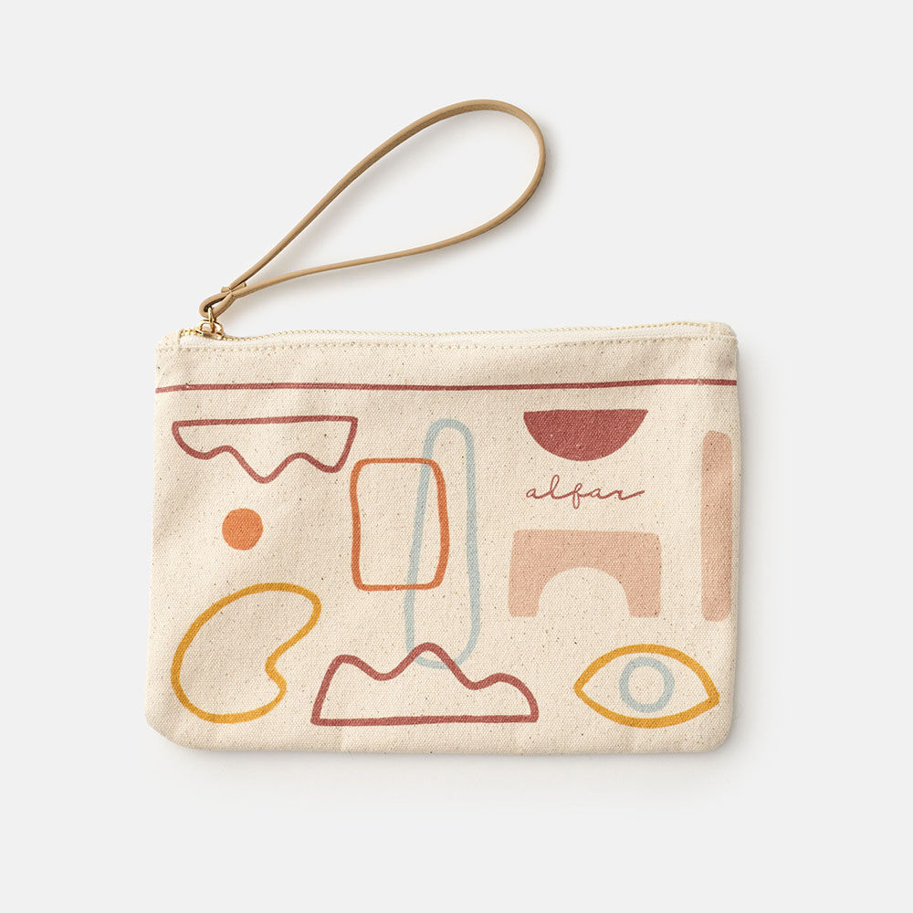 Pouch canvas Alfar, , large