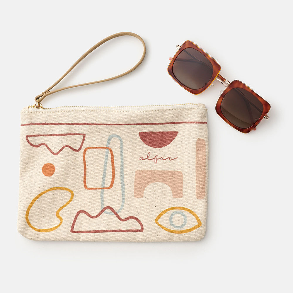 Pouch canvas Alfar, , large