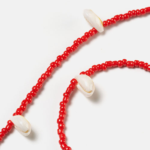 CORDON CARACOLAS ROJO SALITRE  