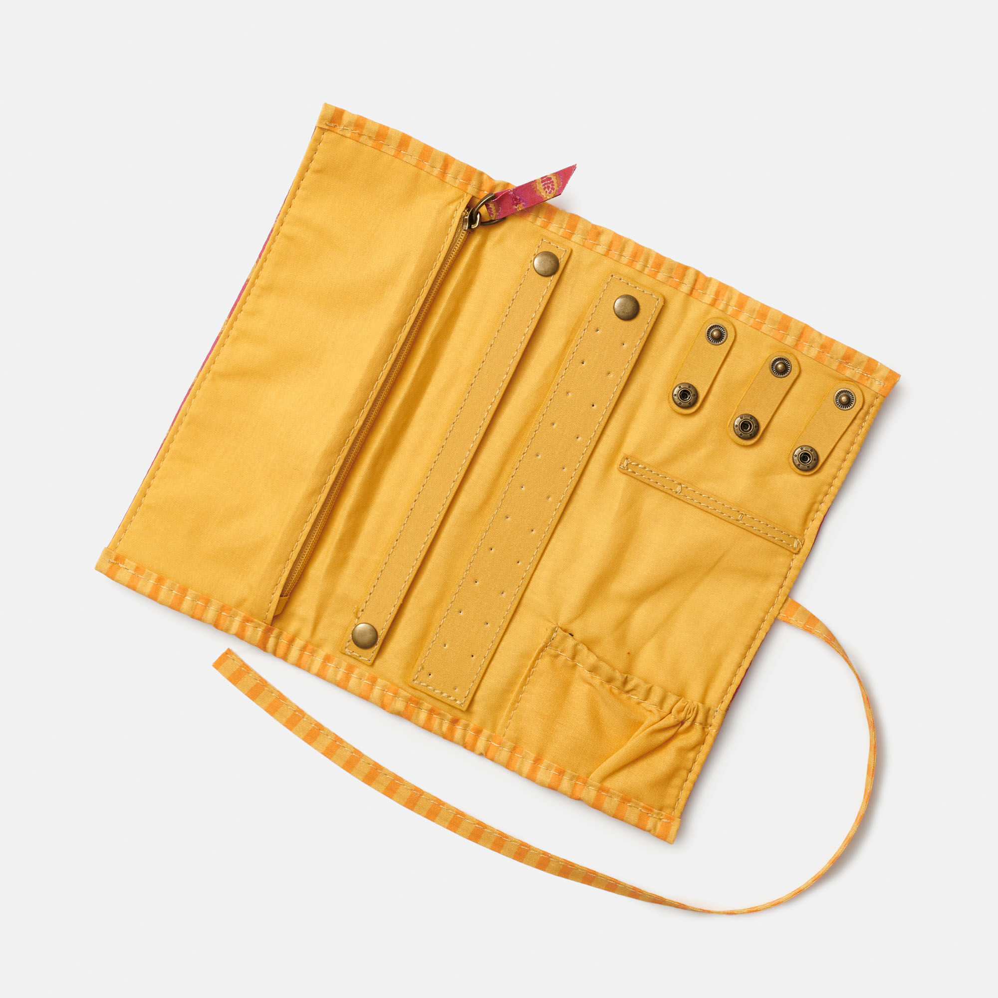 JOYERO TEJIDO PRINT NARANJA TAJ