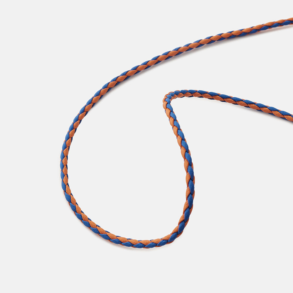 CORDON TRENZADO BLOCKS AZUL/NARANJA  , , large