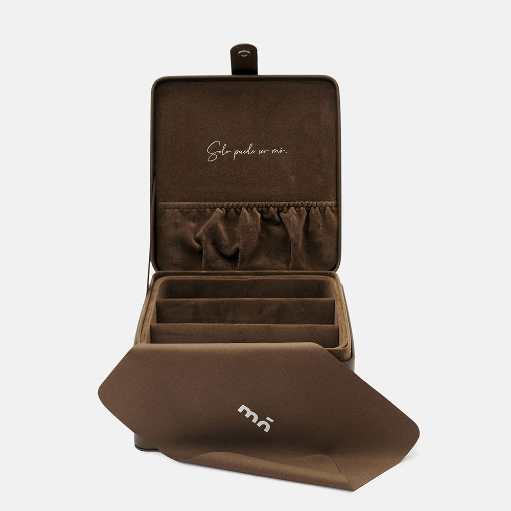 Travel case brown, , large