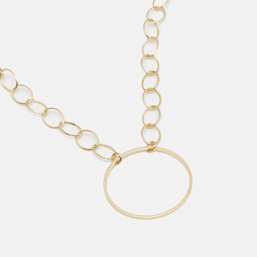 CORDON ESLABONES METAL MASAI GOLD, , large