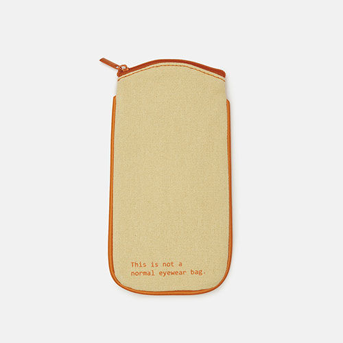 POUCH FLOW BEIGE Y NARANJA
