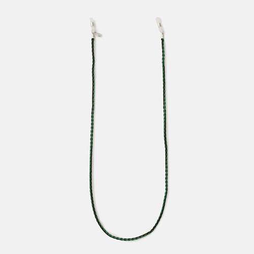 CORDON TRENZADO BLOCKS MARRON/VERDE  