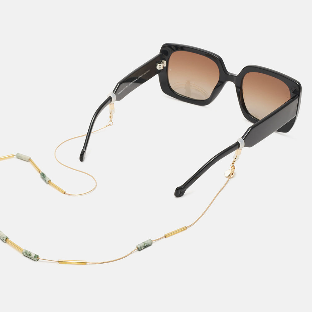 CORDON HYGGE TUBOS Y PIEDRAS DORADO , , large