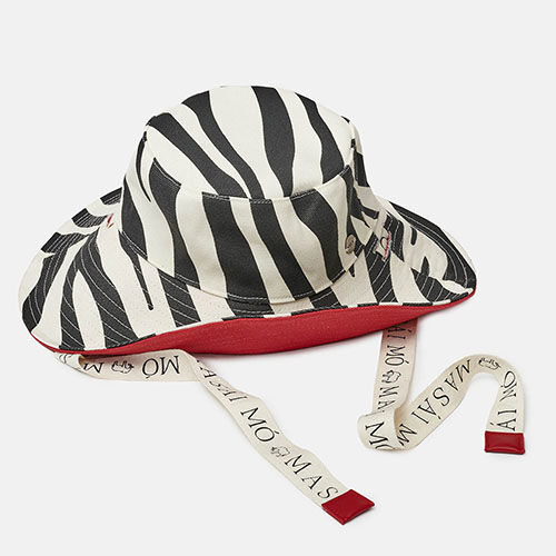 GORRO REVERSIBLE MASAI ROJO/CEBRA, , medium