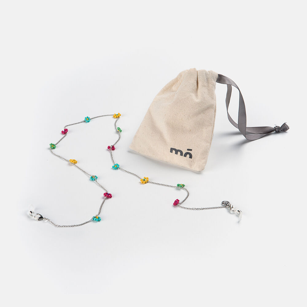 cord&oacute;n daisy flower silver, , large