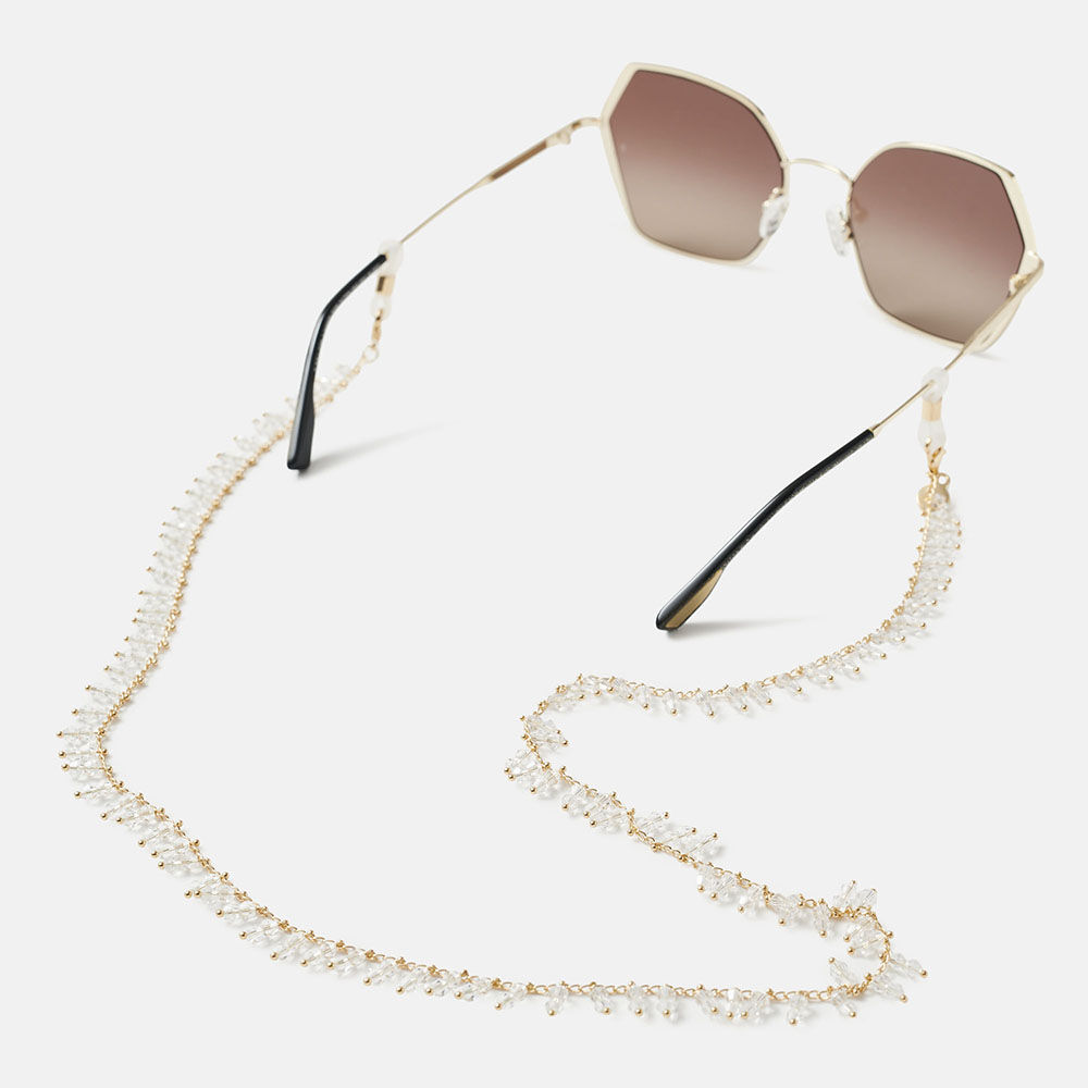 CORDON CADENA BICONO CRYSTAL, , large